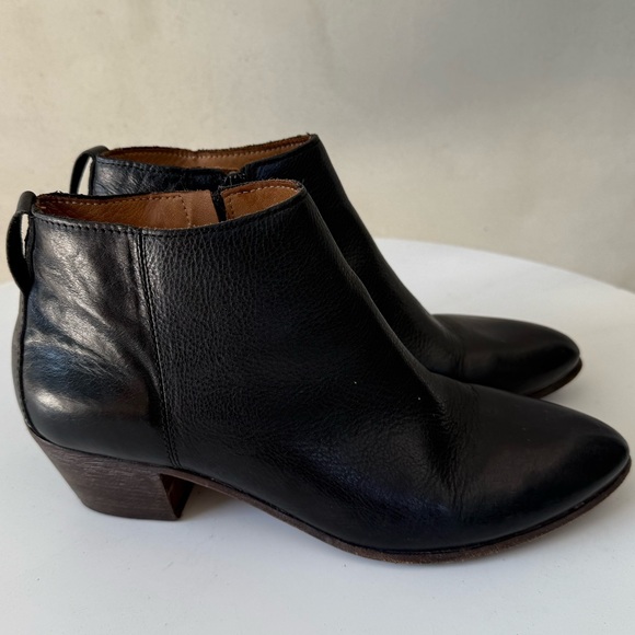 MOMA Booties in Black Genuine Leather, 40EU, Excellent Condition!! - Picture 1 of 10